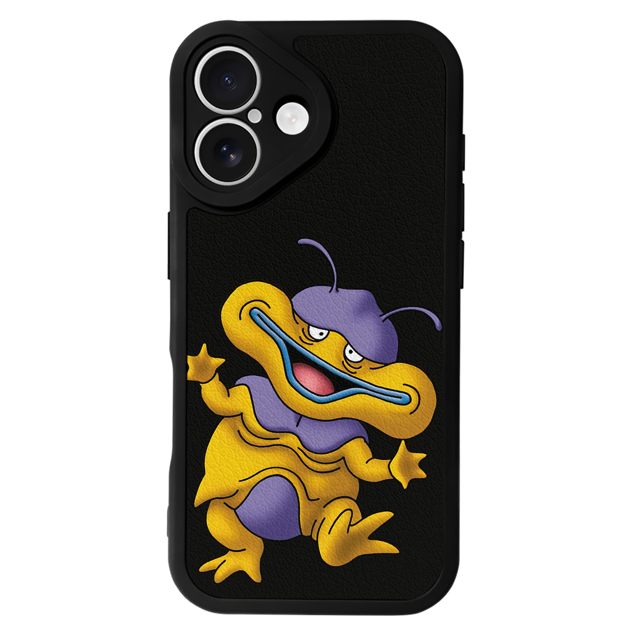 （画像用） ドラゴンクエスト Doragon Kuesuto Dragon Quest 【iPhone 16シリーズ対応】シリコンスマホケース（レザー調） 材質：シリコン